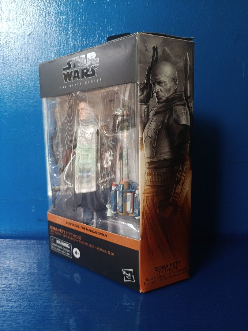 Star Wars The Black Series Boba Fett (Tython) Action Figure (Category: Figurines & Statues) located in Makati City. Submitted by sefski (Listing ID 1459977458, Image 2). Description: - Star Wars The Black Series Boba Fett (Tython) figure - From The Mandalorian series - Includes blaster rifle, jetpack, and helmet - Out for Toy photography only and still in original packaging - modified jetpack, now with detachable rocket with silver magnet.