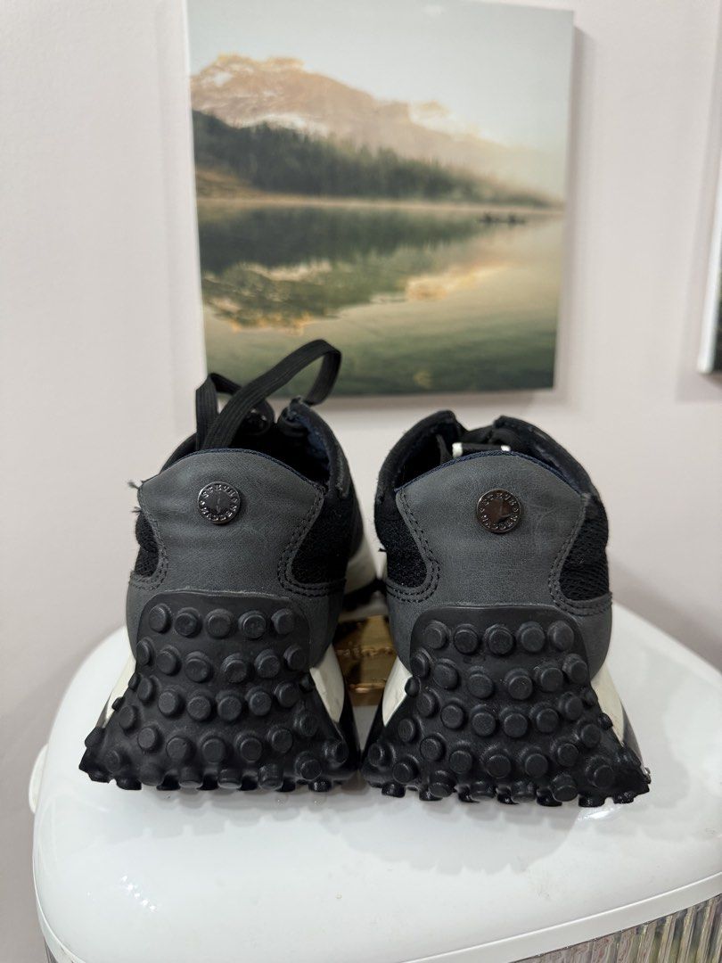 Steve Madden "Lineage" Black/Grey Mesh Sneakers (Category: Sneakers) located in Paranaque City. Submitted by egg_shells (Listing ID 1460015474, Image 3). Description: - Brand: Steve Madden - Model: Lineage - Color: Black & Grey - Materials: Mesh and Suede upper - Closure: Lace-up - Sole: Chunky with good grip - Size: US 6 - Ideal for: Everyday wear.