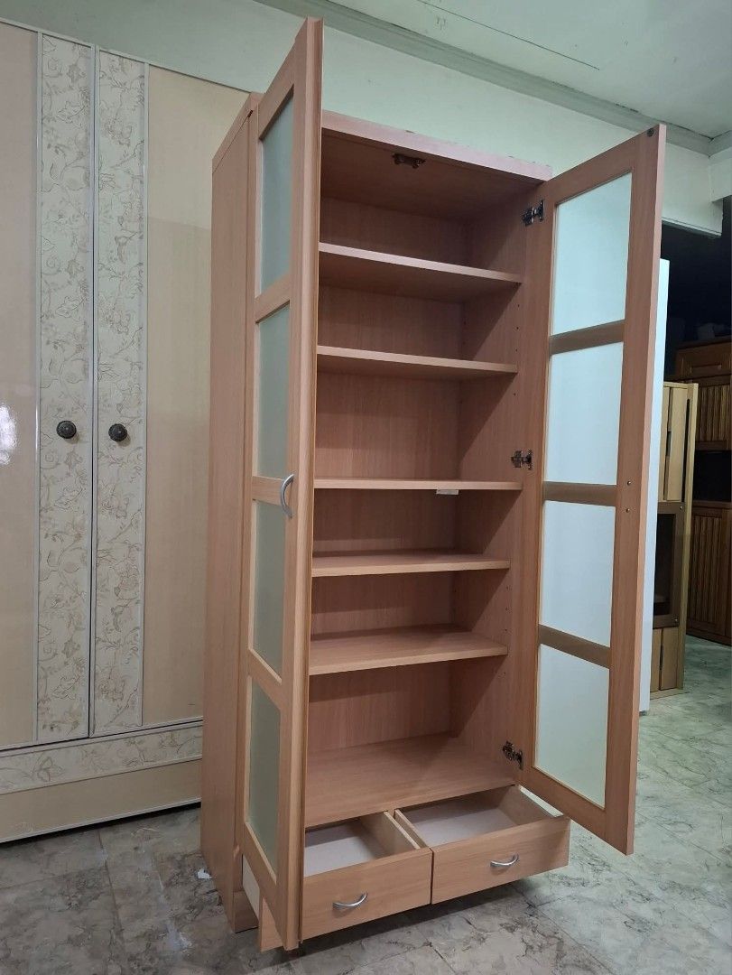 Storage Cabinet (Category: Shelves, Cabinets & Racks) located in Quezon City. Submitted by dannikkishoppe2 (Listing ID 1460100358, Image 3). Description: Storage Cabinet ‼️₱9000‼️ *adjustable shelves *in good condition Please manage your expectations as there might be minimal flaws. Color may vary due to lighting, it may appear darker or lighter in person. Check photos first before buying. Please refrain from purchasing if you are particular abou