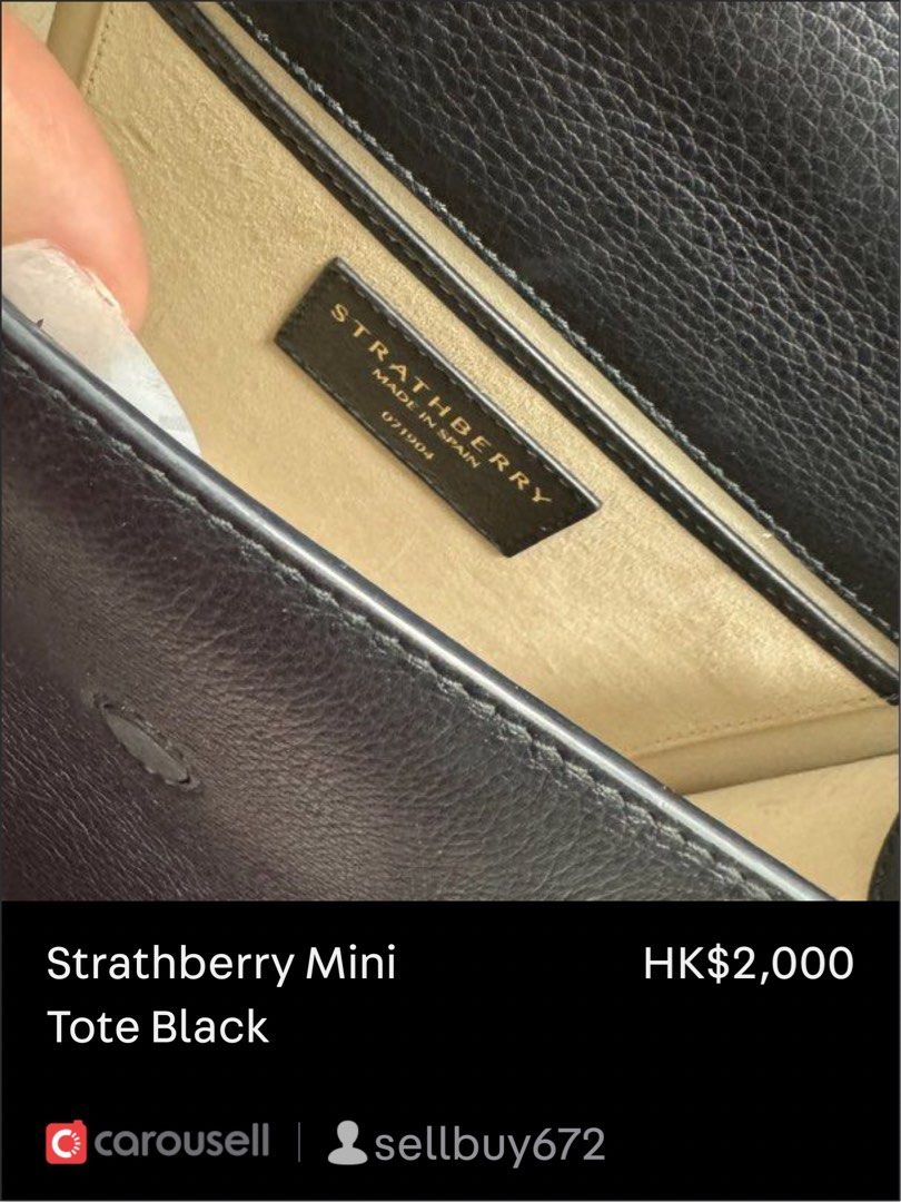 Strathberry （分類：手袋及銀包）位於 Hong Kong。 由 sellbuy672 提交（商品編號 1459918090，圖片 3）。簡介： 非常之新淨，購買自香港連卡佛。