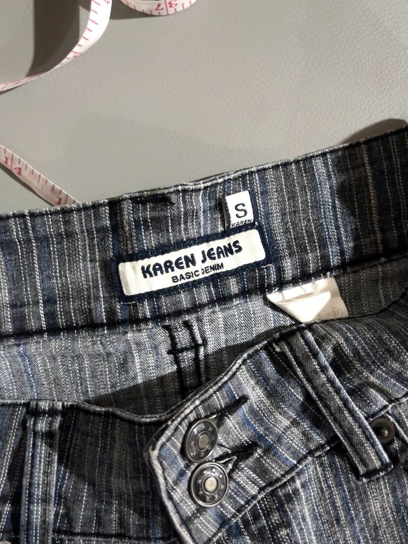 Striped Denim Mini Skirt (Category: Skirts) located in Subic. Submitted by httpsuflea (Listing ID 1459045820, Image 2). Description: - rfs: declutterring - best fit: 26 waist.