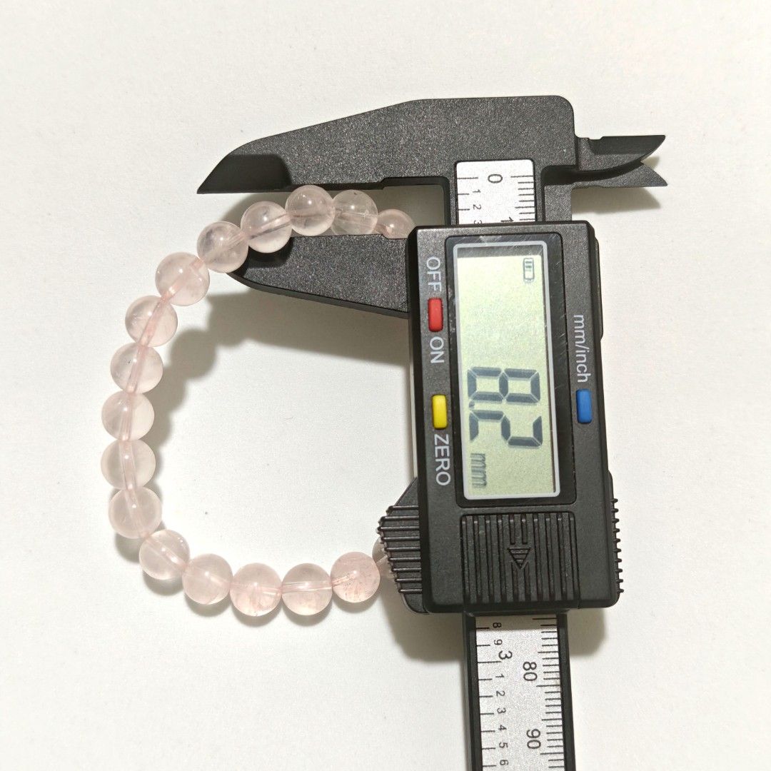 Starlight Rose Quartz Bracelet (Category: Bracelets) located in Makati City. Submitted by lily.lala (Listing ID 1460030229, Image 3). Description: Starlight Rose Quartz Bracelet - unused personal collection Payment: gcash/bank Delivery: lalamove/grab/lbc Rfs: downsizing.