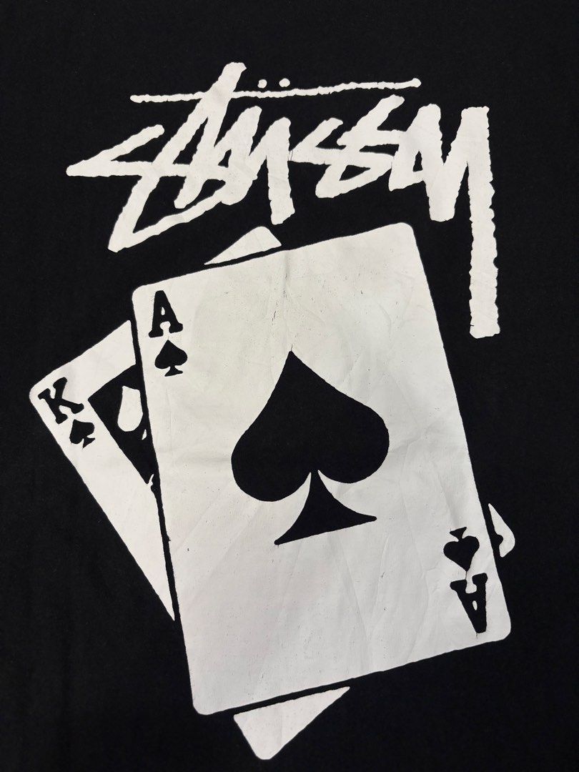 STUSSY PLAYING CARDS SHIRT (Category: Tshirts & Polo Shirts ) located in General Trias. Submitted by charleslrnz (Listing ID 1460009889, Image 3). Description: .