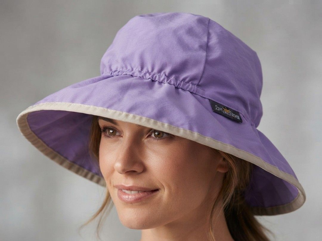 Sunday Afternoon Widebrim Sun Hat (Category: Hats & Beanies) located in Binangonan. Submitted by yuristalin888 (Listing ID 1459947415, Image 1). Description: Stay protected under the sun with this stylish purple sun hat from Sunday Afternoons. Brand & Design: Features the official Sunday Afternoons logo tag and a wide brim accented with a contrasting light trim. Functionality: Equipped with an adjustable chin strap and cord lock to keep the hat s