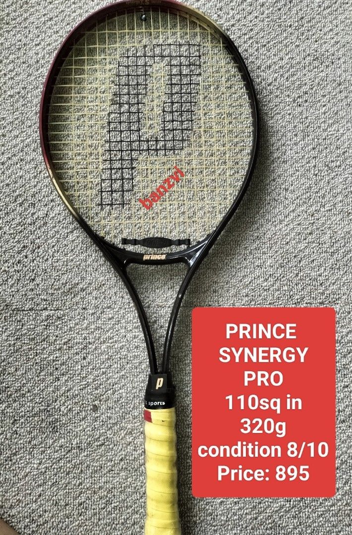 Tennis Racket (Category: Racket and Ball Sports) located in Cainta. Submitted by banzvi73 (Listing ID 1459902430, Image 3). Description: 👍💯 original 👉NO COD/COP PROVINCE 👉Shipping Nationwide 📍 Cainta Rizal PRICES POSTED ON EACH PICTURE SALE PRICES NA PO.
