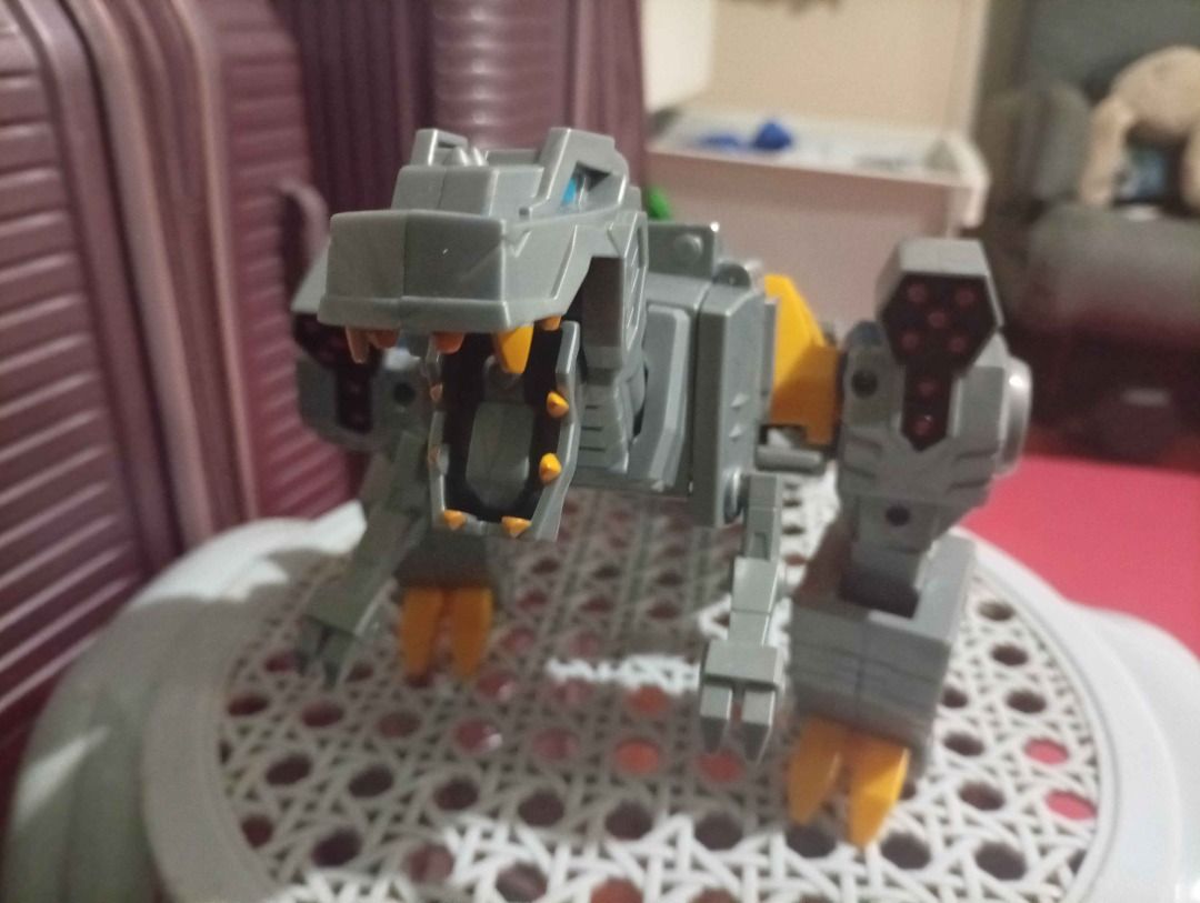 TF Transformers Cyberverse toys set P900 (Grimlock, Shockwave) (Category: Action & Battle Toys) located in Quezon City. Submitted by noulnoul233 (Listing ID 1459983430, Image 2). Description: Set of Transformers Cyberverse toys - - - - - - - - Ultimate Class Cyberverse Grimlock * condition: back in box * issue: right leg gimmick not working - - - - - - - - Warrior Class Cyberverse Shockwave * condition: loose * issue: loose elbow joints (common i