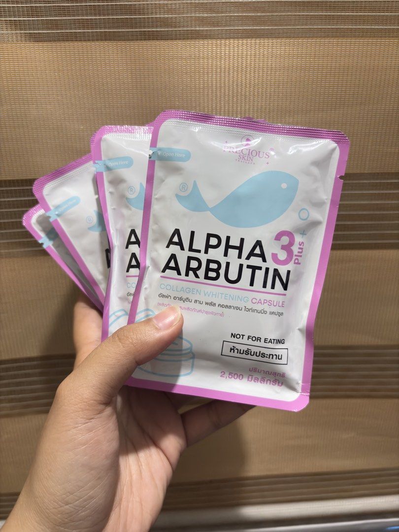 THAILAND SKINCARE PRODUCTS (Category: Face Care) located in Lucban. Submitted by sajorcms27132 (Listing ID 1459935195, Image 3). Description: THAILAND SKINCARE PRODUCTS ₱420 JOJI GLUTA COLLAGEN DTX+ (6pcs available) ₱150 ALPHA ARBUTIN VIOLET AMPOULE SERUM (1pc) ₱180 ALPHA ARBUTIN PINK AMPOULE SERUM (2pcs avail) ₱120 ALPHA ARBUTIN CAPSULE (5pcs avail) ₱340 ALPHA ARBUTIN LOTION 500ML (1pc) Location: MAPULANG LUPA, VALENZUELA open for pick up and la