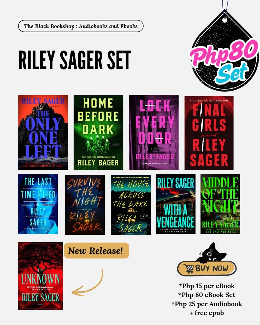 The Unknown by Riley Sager (eb00k/audiob00k) (Category: Storybooks) located in Caloocan City. Submitted by theblackbookshop (Listing ID 1460103441, Image 1). Description: NEW RELEASE! The Unknown by Riley Sager In 1926, five women mysteriously disappeared from a remote Vermont island. A century later, struggling actress Marin Keane arrives there with a film crew to recreate their story—but when the cast becomes stranded, the disappearances begin 