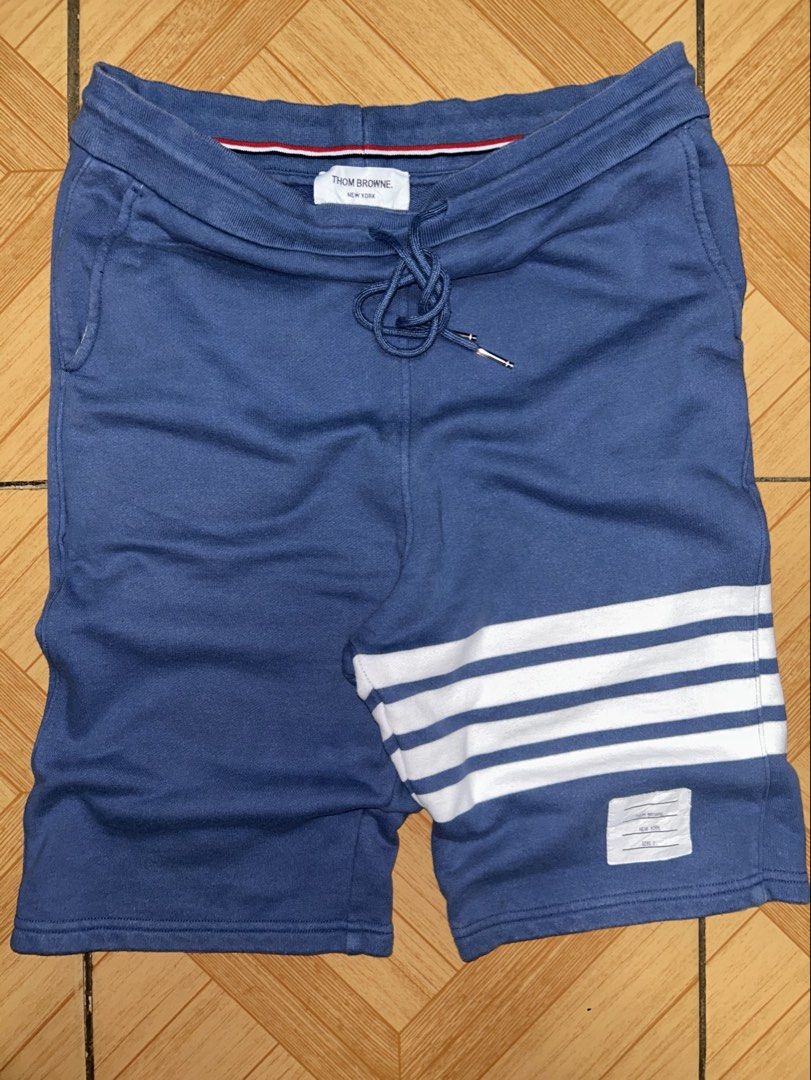 Thom Browne Classic 4-Bar Sweat short (Category: Luxury Apparel) located in Manila. Submitted by zerowasteco. (Listing ID 1460043400, Image 1). Description: -Excellent Condition -10/10 Color rate -Dimes:Length23xWaistline 32-38 Stretchable -No issue -Size 2 on tag Dm for more info!.