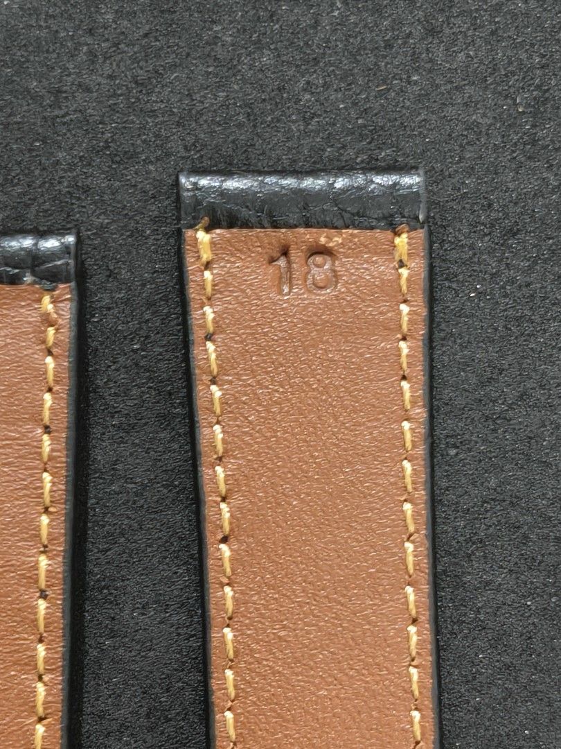 Togo leather black 18mm, slim (Category: Men's Watches) located in Manila. Submitted by maxineamber (Listing ID 1460022026, Image 3). Description: Togo leather black 18mm, slim.