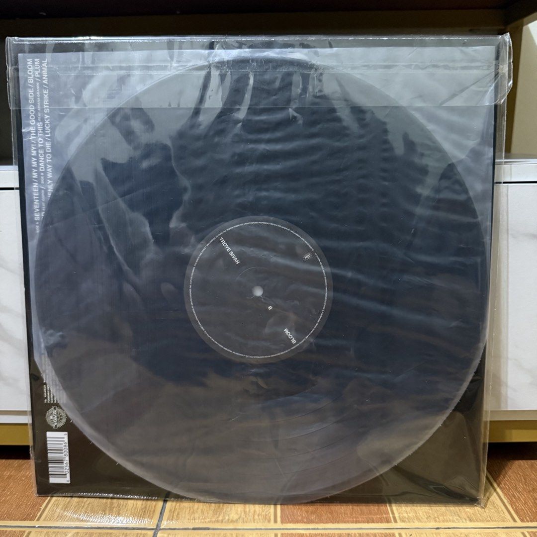 Troye Sivan Bloom Black Vinyl (Category: Vinyls) located in Manila. Submitted by m00nlightbae (Listing ID 1460100445, Image 2). Description: Bought as Brand New so I’m the first owner of this. Immediately placed in an outer sleeve + inner sleeve after opening them. Unsealed. played 1-2x using an AT LP60X. PM for more info meet up is preferred but shipping is available. shipping fee is to be shouldered by the buyer. damages occured during transpo 