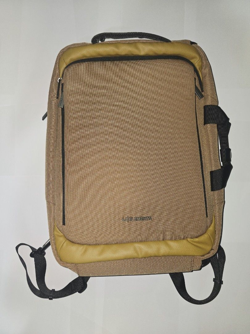 U Elements Switch Pro Multi- Carry Backpack [Earthy Yellow Ver 2] (Category: Backpacks) located in Manila. Submitted by zcad6290 (Listing ID 1459986981, Image 1). Description: 𝐎𝐫𝐢𝐠𝐢𝐧𝐚𝐥 𝐏𝐫𝐢𝐜𝐞: ₱ 3999 𝗙𝗘𝗔𝗧𝗨𝗥𝗘𝗦 and 𝗦𝗣𝗘𝗖𝗜𝗙𝗜𝗖𝗔𝗧𝗜𝗢𝗡𝗦 𝙤𝙛 𝙑𝙀𝙍𝙎𝙄𝙊𝙉 2: 𝑪𝒂𝒓𝒓𝒚𝒊𝒏𝒈 𝑶𝒑𝒕𝒊𝒐𝒏𝒔 • Carry as a backpack or messenger bag • ​Comfortable S-shoulder straps • ​Hide-away shoulder straps • ​Top and side handles • ​Remov