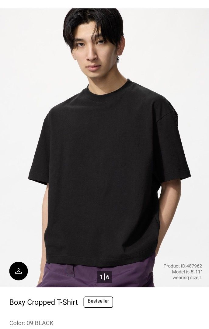 Uniqlo Boxy shirt (Category: Tshirts & Polo Shirts ) located in Taguig. Submitted by shawn_dee (Listing ID 1459969572, Image 1). Description: uniqlo boxy shirt meduim comes in pink white and black.