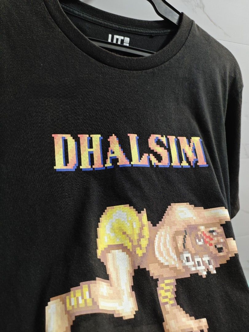 Uniqlo Dhalsim Capcom Men Tshirt (Category: Tshirts & Polo Shirts ) located in Baguio. Submitted by cool_chic (Listing ID 1460062947, Image 3). Description: Uniqlo Dhalsim Capcom Men Tshirt Color Rate 8/10 Flaw Fade Complete Tags Makapal Tela Cotton Machine Washed Size XL Dimes 22 Width 28 Length Price P129.