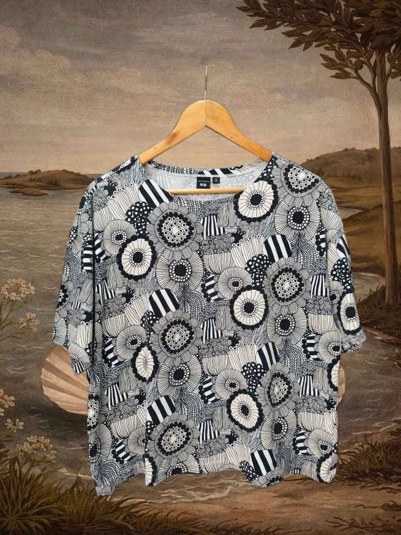 Uniqlo Marimekko Geometric Top (Category: Shirts) located in Dasmarinas. Submitted by thrifteefinds (Listing ID 1460085494, Image 1). Description: Marimekko x uniqlo geometric print top Size: XXL 24W 23.5L Excellent condition M/Mine: 480 DM: Name | Contact | Address & Brgy Please comment MINE only if you’re 100% sure and ready to pay. No return or exchange.