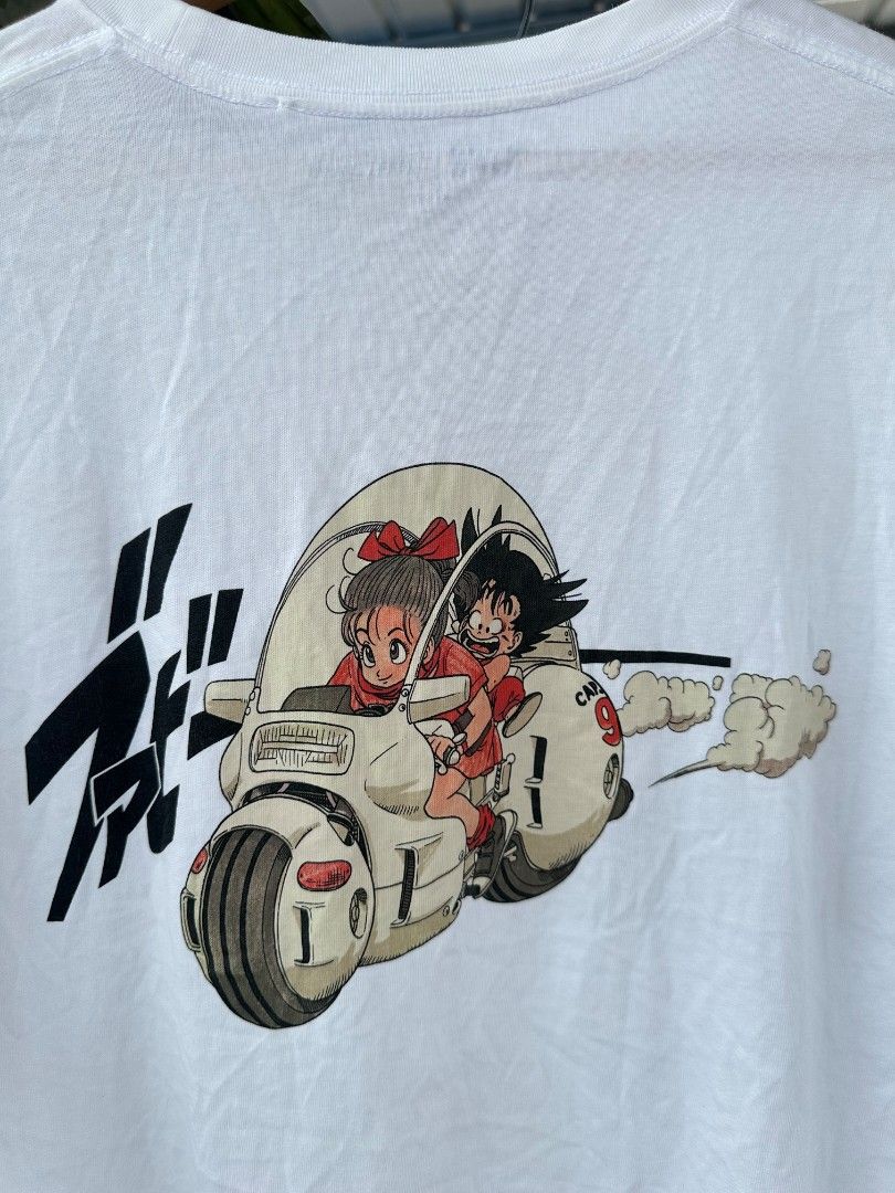 Uniqlo x Dragon Ball Graphic tee (Category: Tshirts & Polo Shirts ) located in Davao. Submitted by boss_kel (Listing ID 1459968184, Image 3). Description: 23 width 29 lenght.