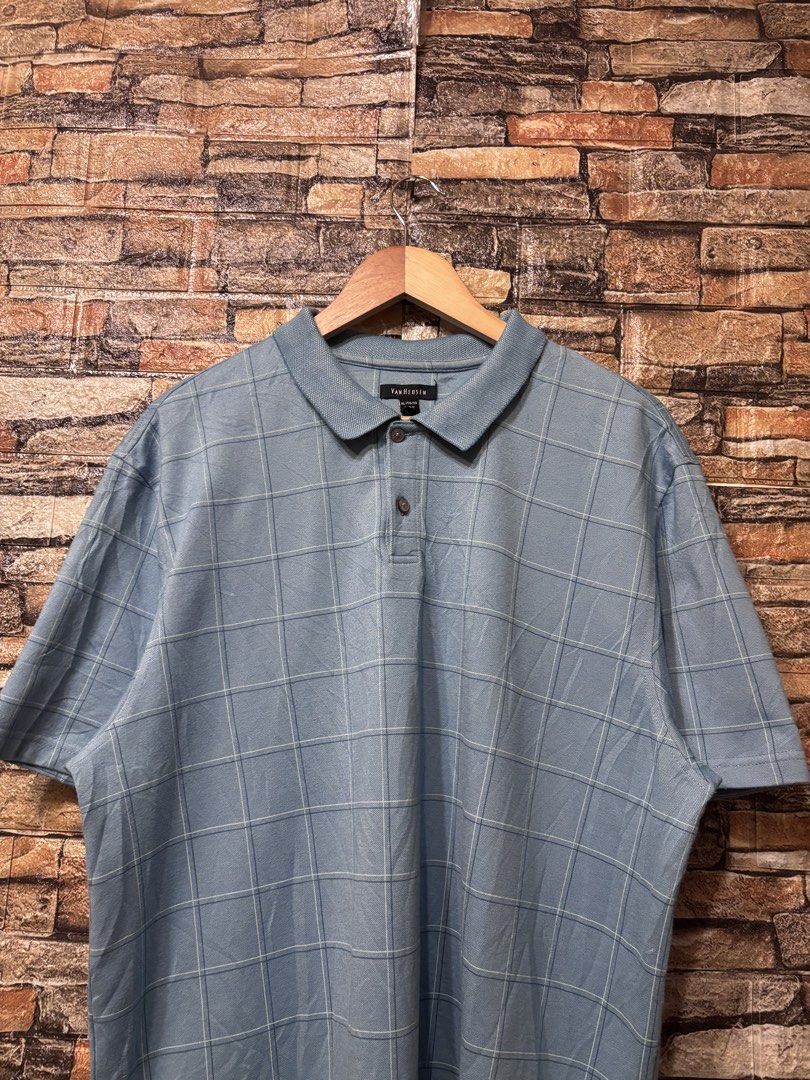VAN HEUSEN SKY BLUE POLOSHIRT (Category: Tshirts & Polo Shirts ) located in Davao. Submitted by angelothriftfinds (Listing ID 1460065488, Image 2). Description: VANHEUSEN brand new condition dimension: 24.5” W | 30.5” L fit: 2XL size issue: none mine: ₱250.