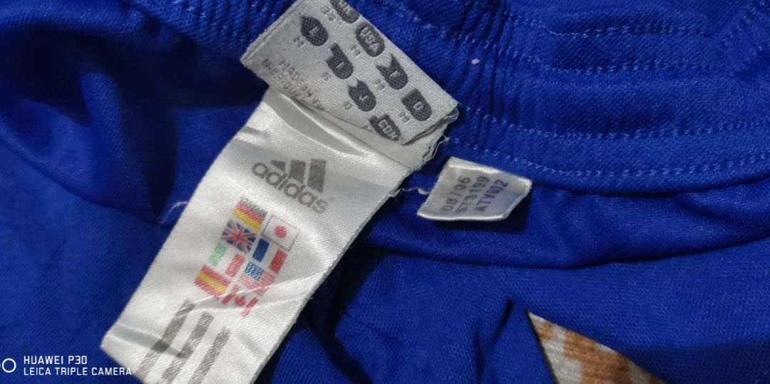Vintage Adidas soccer short (Category: Shorts) located in San Jose. Submitted by thrift_ni_sir (Listing ID 1459903155, Image 2). Description: Stained, vintage Slightly used MOP gcash MOD j&t Add shipping.