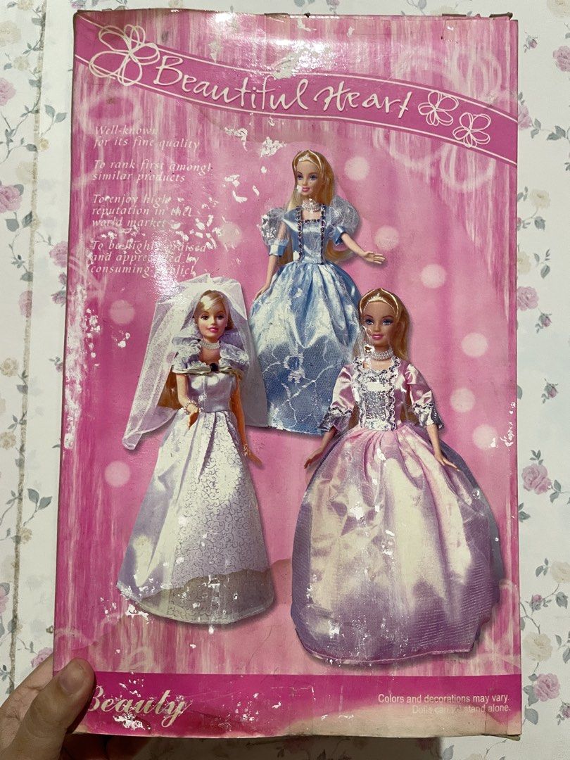 Vintage Barbie (Category: Kids Toys) located in Manila. Submitted by elibellz (Listing ID 1460035175, Image 2). Description: Vintage brunette Barbie doll in a pink gown, which appears to resemble the Clara character from the 2001 movie Barbie in the Nutcracker. 📍Manila MOP: Gcash MOD: Lalamove/Flash Delivery.