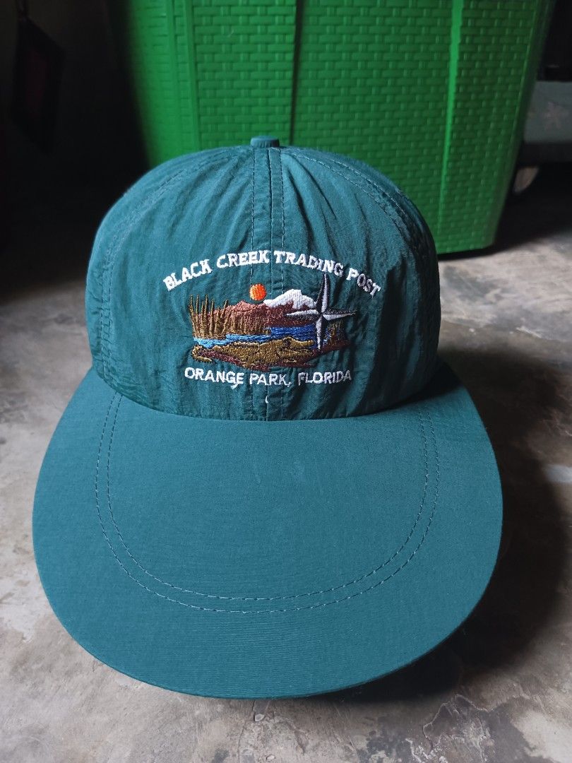 Vintage Black creek trading post long bill cap (Category: Caps & Hats) located in Davao. Submitted by hisdef (Listing ID 1459992282, Image 1). Description: Vintage Black creek trading post long bill cap Condition- like new issue- none Size-medium to large.