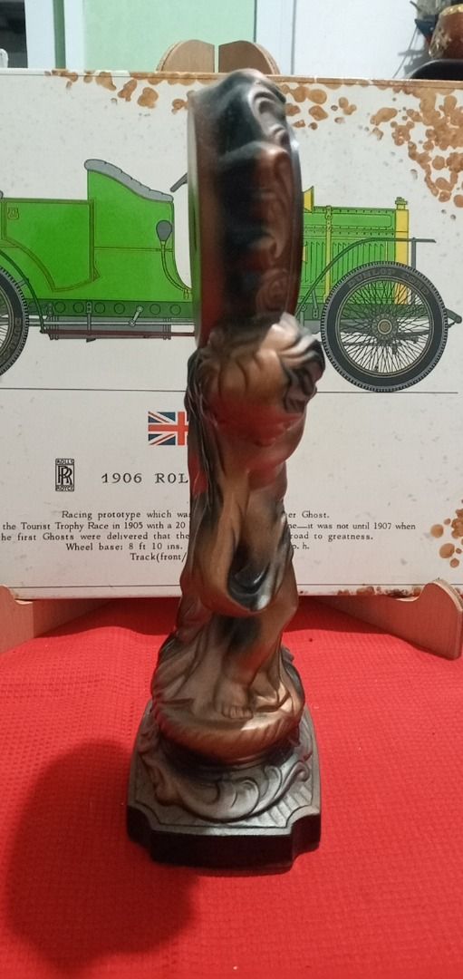 Vintage Cherub Statue with Citizen Thermometer (Category: Clocks) located in Paranaque City. Submitted by zuprocsejon38604 (Listing ID 1460074427, Image 3). Description: - Vintage cherub statue or angel - Features a Citizen clock and thermometer (Fahrenheit & Celsius) -bronze -toned or painted ceramic / composition finish - Ornate detailing on the base - Approximately 28 cm tall - Ideal for collectors or unique home decor.