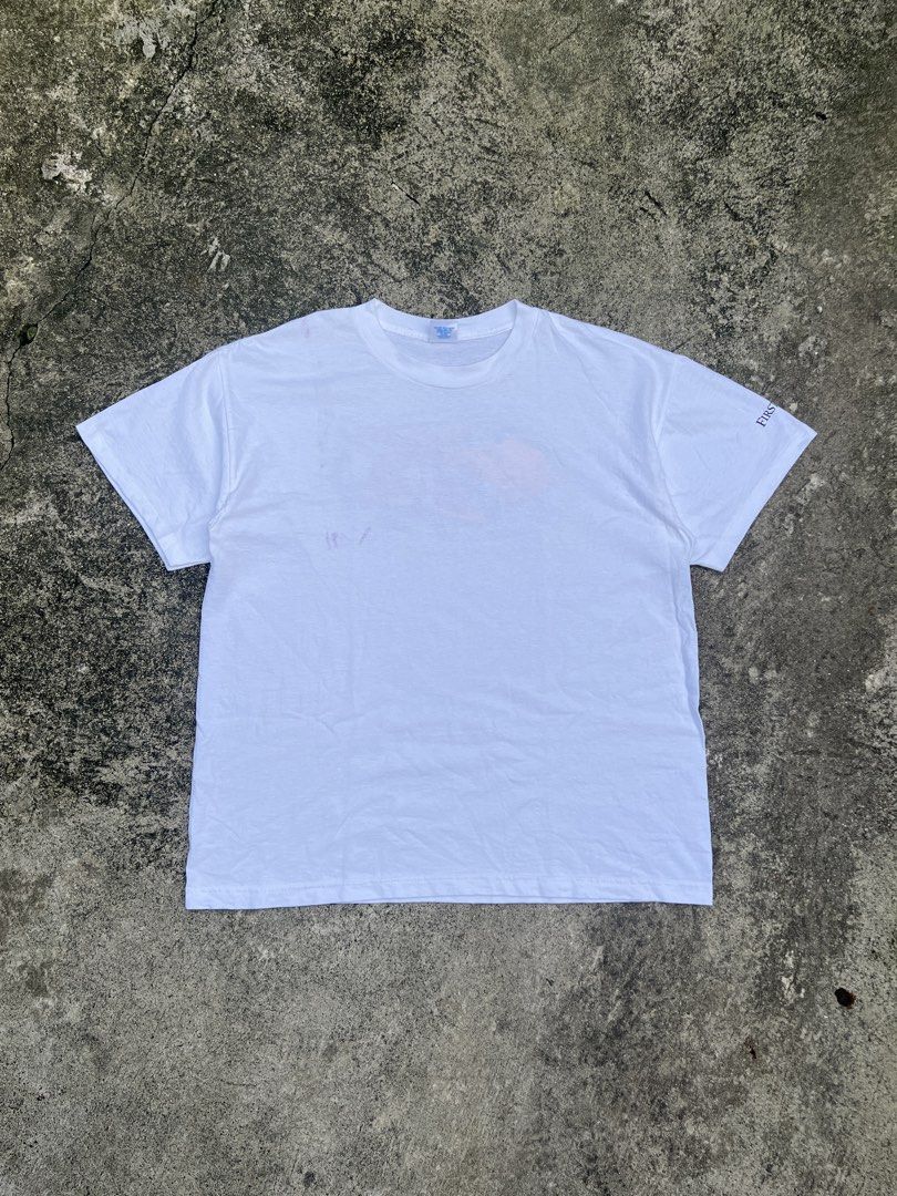 VINTAGE FIRST USA GRAPHIC SHIRT (Category: Tshirts & Polo Shirts ) located in Caloocan City. Submitted by gothrifted (Listing ID 1459970346, Image 2). Description: VINTAGE FIRST USA GRAPHIC SHIRT - thrifted - size XL on tag - dimes: 24x28 - excellent condition *color may vary due to lighting .