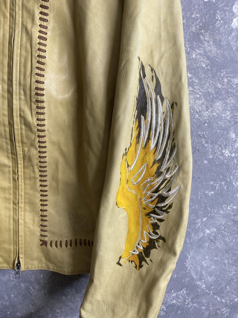 Vintage Harley Davidson Soft Leather Jacket (Category: Coats, Jackets and Outerwear) located in Pasig City. Submitted by lumangkamisa (Listing ID 1459996077, Image 3). Description: Fits medium-large.