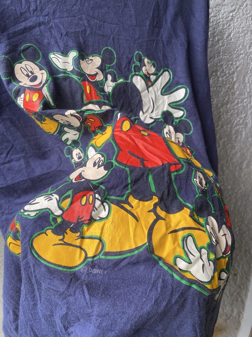 Vintage Mickey Mouse (Category: Activewear) located in Las Pinas. Submitted by mark2k05 (Listing ID 1459943165, Image 3). Description: Made in usa Crack prints.