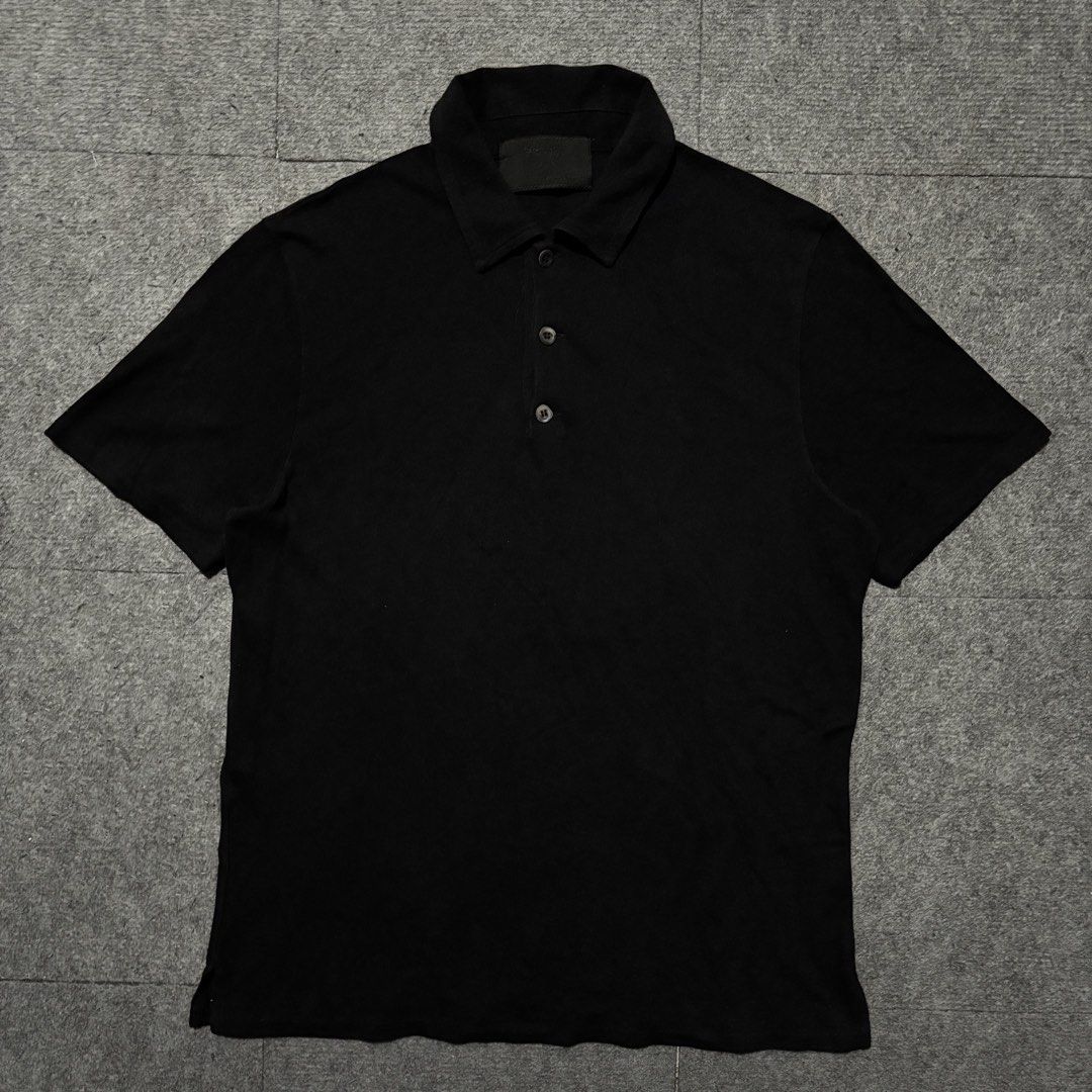 Vintage Prada Plain Polo Shirt (Category: Tshirts & Polo Shirts ) located in Cavite. Submitted by gemsouttanowhere (Listing ID 1460081219, Image 1). Description: 19x25 No issue Excellent condition .