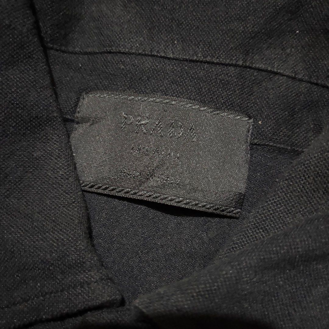 Vintage Prada Plain Polo Shirt (Category: Tshirts & Polo Shirts ) located in Cavite. Submitted by gemsouttanowhere (Listing ID 1460081219, Image 3). Description: 19x25 No issue Excellent condition .