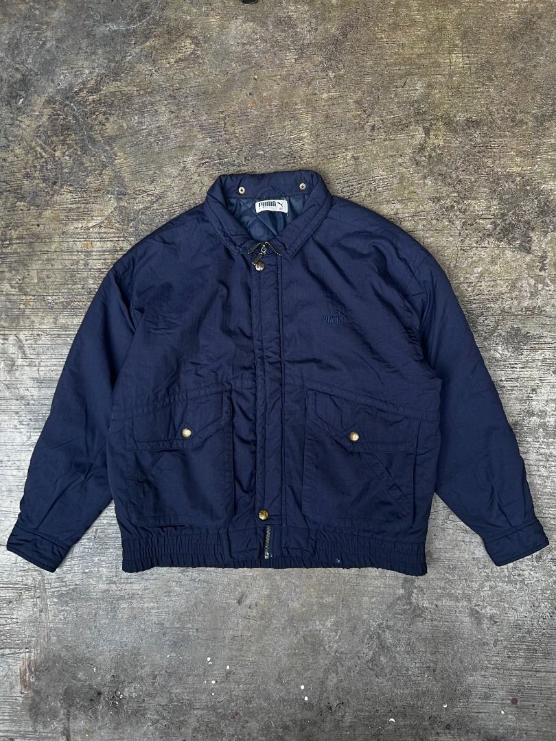 Vintage Puma Quilted Jacket (Category: Coats, Jackets and Outerwear) located in Manila. Submitted by 4gottengoods (Listing ID 1460094445, Image 1). Description: Vintage Puma Quilted Jacket Excellent Condition Width 25 Length 26.