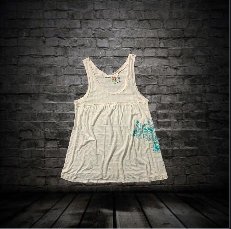 VINTAGE ROXY BABY DOLL TOP (Category: Dresses) located in Puerto Princesa. Submitted by kelvinfabr75674 (Listing ID 1460029974, Image 1). Description: Size L 17.5 width 27 length ISSUE Penholes EXCELLENT CONDITION Color rate 9.5📌.
