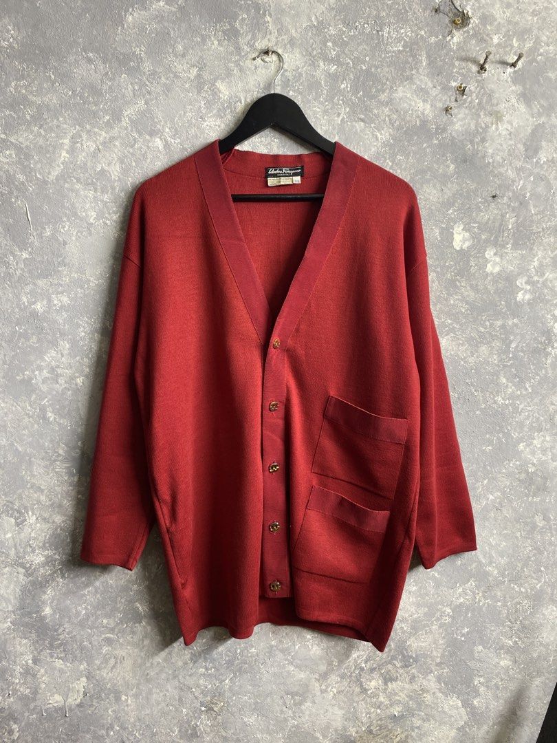 Vintage Salvatore Ferragamo (Category: Coats, Jackets and Outerwear) located in Pasig City. Submitted by lumangkamisa (Listing ID 1459996409, Image 1). Description: XS on tag fits large.