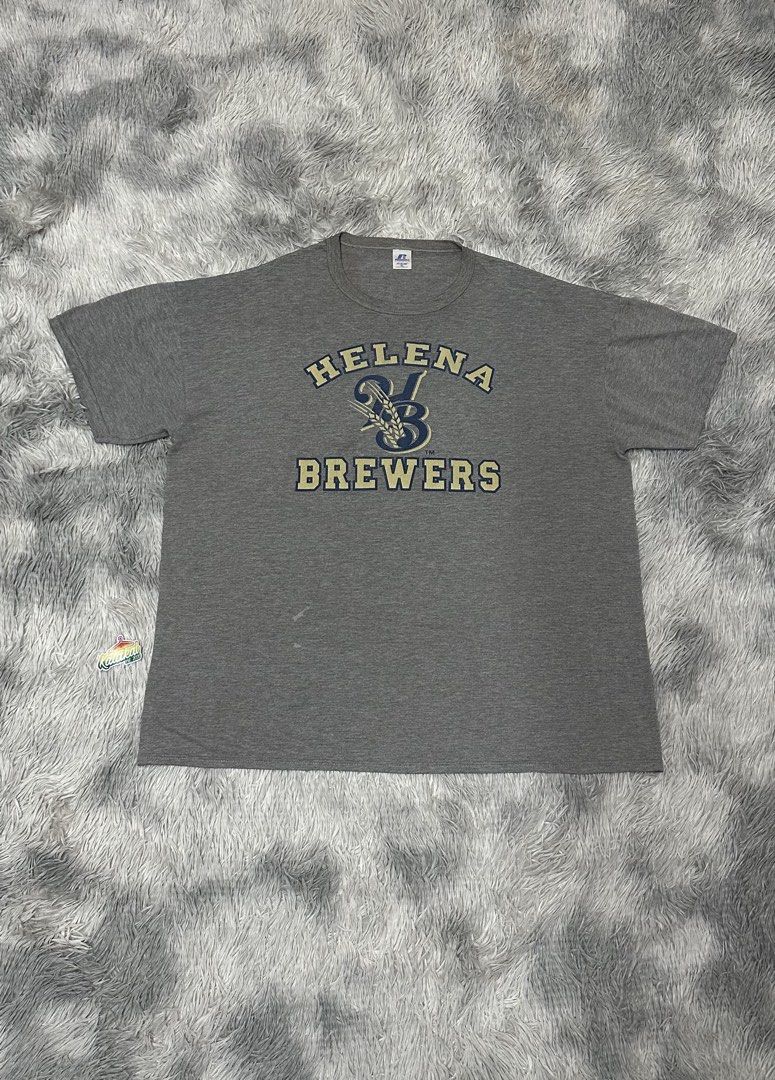 Vintage sp*rt tee 1990's russel athletic (Category: Tshirts & Polo Shirts ) located in Manila. Submitted by paulovenegaskalakal2020 (Listing ID 1459905433, Image 1). Description: For sale! Kalakal Vintage sport tee Helena brewers team 1990's Russel athletic nu blend tag XLarge- 25 width x 29 length inches Good fade Stains & discoloration Sign of usage Good MINE 899 +sf.