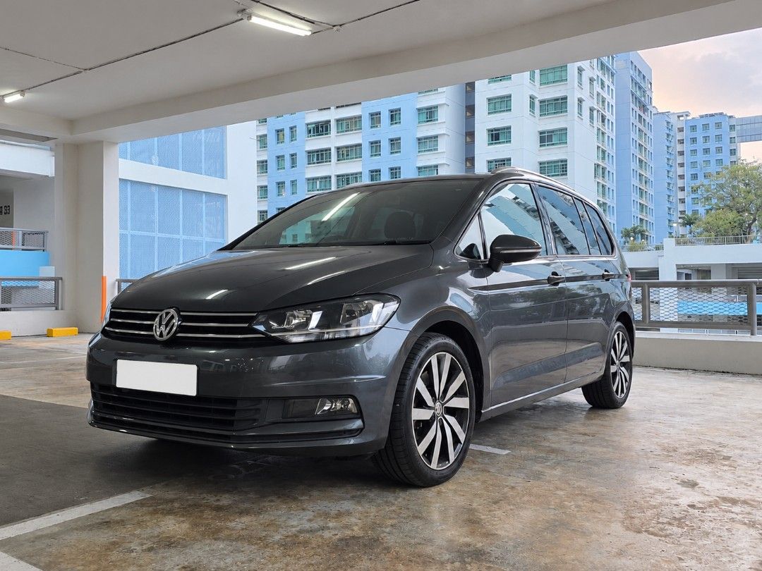 Volkswagen Touran 1.4A TSI Comfortline Panaromic Roof Auto (Category: Used Cars) located in Singapore. Submitted by simplifiedsg (Listing ID 1460032124, Image 1). Description: - Accident-free, extremely well maintained and practical 7 seater unit. - Very low usage – single driver - Transfer count: 2 - Upgraded 18” R-Line rims - Brand-new Goodyear tyres - Panoramic roof - Wireless Apple CarPlay & Android Auto - Very good fuel consumption - Ready t