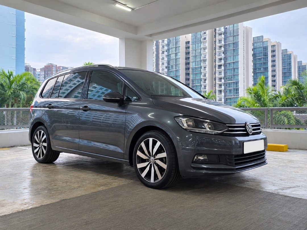 Volkswagen Touran 1.4A TSI Comfortline Panaromic Roof Auto (Category: Used Cars) located in Singapore. Submitted by simplifiedsg (Listing ID 1460032124, Image 2). Description: - Accident-free, extremely well maintained and practical 7 seater unit. - Very low usage – single driver - Transfer count: 2 - Upgraded 18” R-Line rims - Brand-new Goodyear tyres - Panoramic roof - Wireless Apple CarPlay & Android Auto - Very good fuel consumption - Ready t