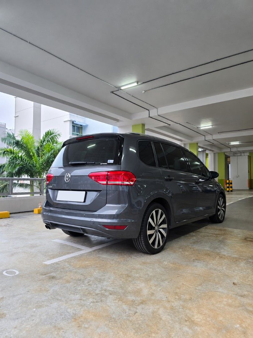 Volkswagen Touran 1.4A TSI Comfortline Panaromic Roof Auto (Category: Used Cars) located in Singapore. Submitted by simplifiedsg (Listing ID 1460032124, Image 3). Description: - Accident-free, extremely well maintained and practical 7 seater unit. - Very low usage – single driver - Transfer count: 2 - Upgraded 18” R-Line rims - Brand-new Goodyear tyres - Panoramic roof - Wireless Apple CarPlay & Android Auto - Very good fuel consumption - Ready t