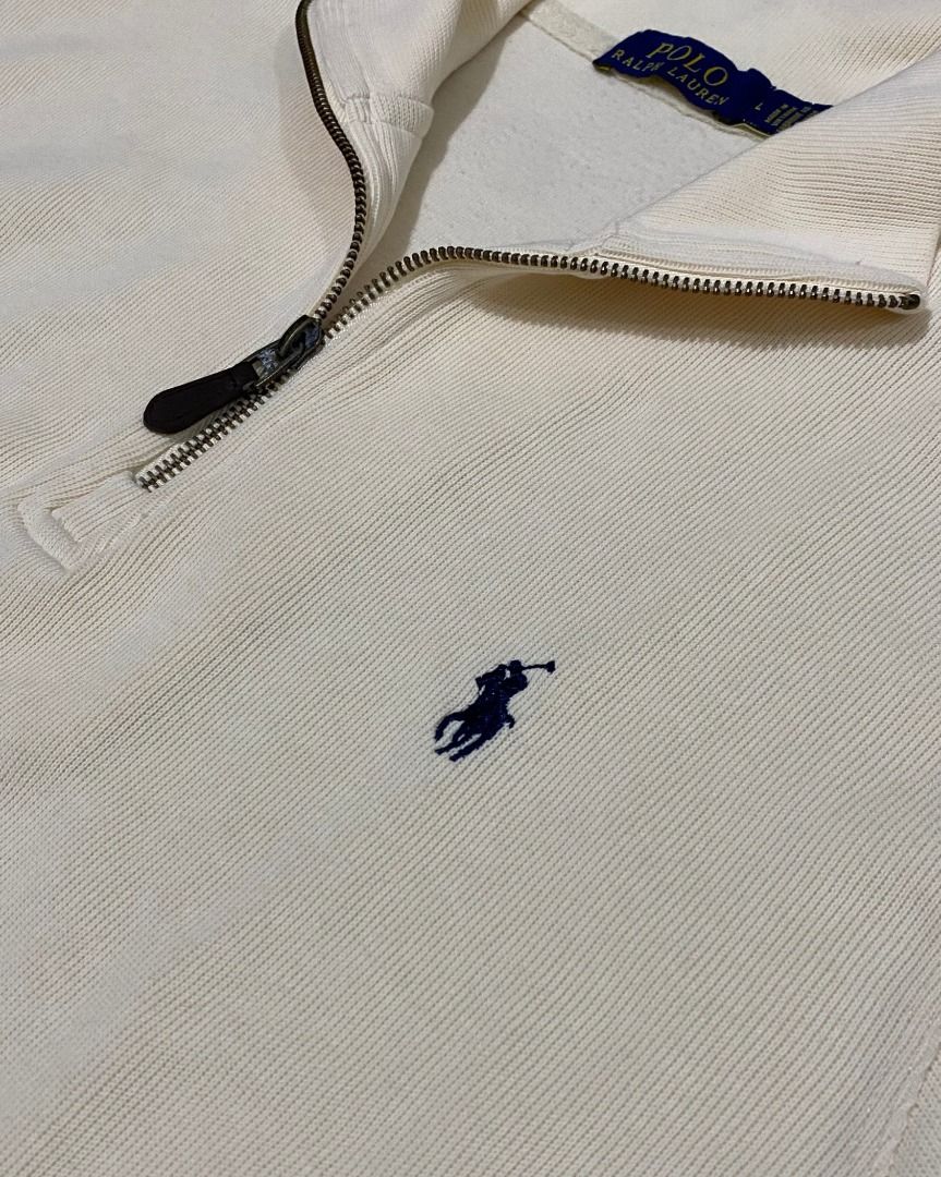 White Quarter Zip Polo Ralph Lauren (Category: Coats, Jackets and Outerwear) located in Davao. Submitted by valskies (Listing ID 1460084728, Image 2). Description: .