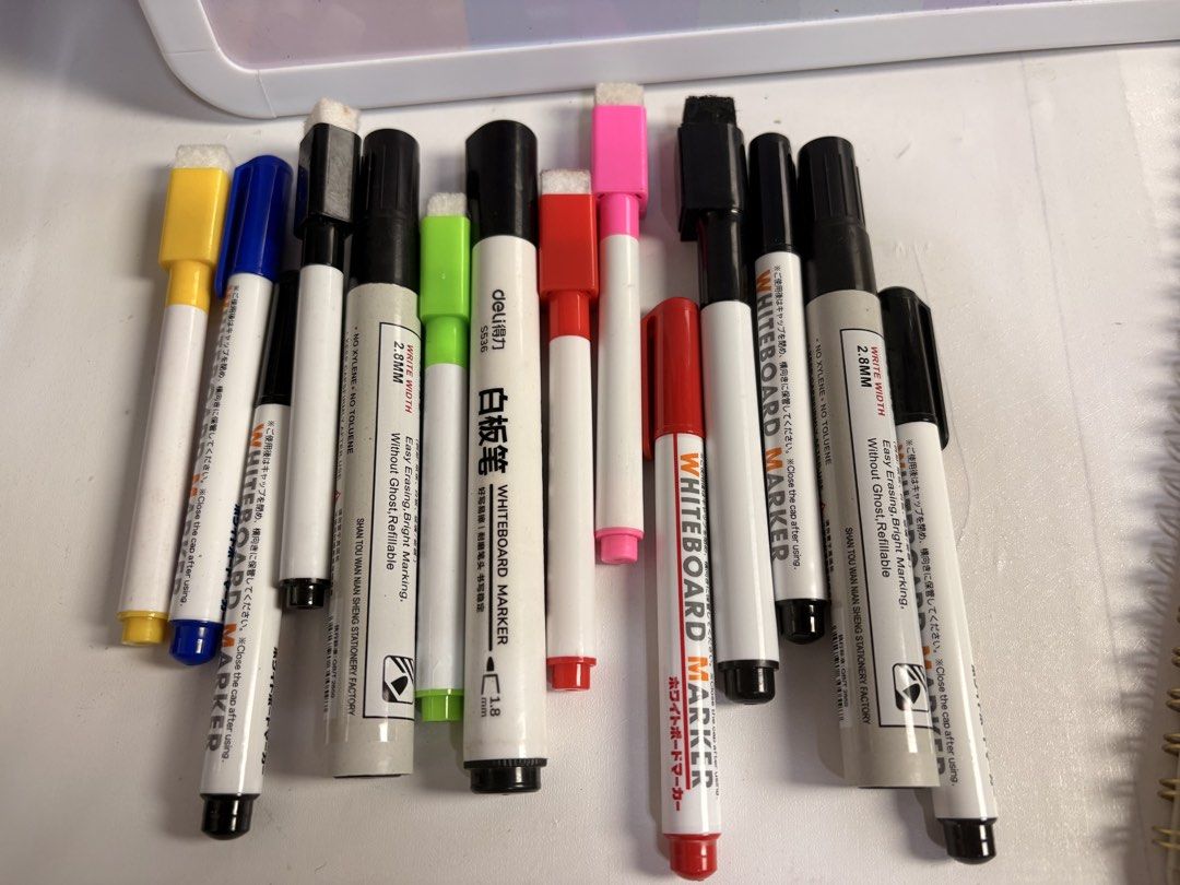 Whiteboard Set (Category: Stationery & School Supplies) located in Pasig City. Submitted by purplewingsph1 (Listing ID 1460104113, Image 3). Description: - x1 B5 weekly whiteboard - x1 A5 whiteboard notebook - Mixed whiteboard markers PAYO Only. Strictly no COD. (Please view my Carousell profile for proof of legitimacy: purplewingsph1) Mode of payment: Gcash, Maya, or Bank transfer (Seabank or UB) Mode of Delivery: Buyer will shoulder shipping. C