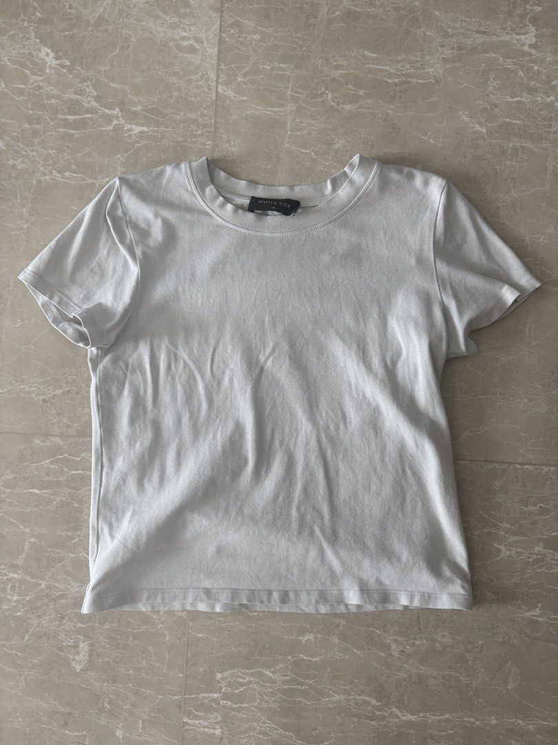 Whitefox White Basic Tee (Category: Shirts) located in Singapore. Submitted by yoojinkwon (Listing ID 1459957760, Image 1). Description: .