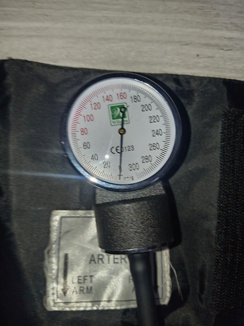 Wilcare Aneroid Sphygmomanometer with Stethoscope (Category: Medical Supplies & Tools) located in Quezon City. Submitted by vynnn26 (Listing ID 1460041714, Image 2). Description: - Complete Wilcare blood pressure set - Includes stethoscope, cuff, and gauge - Gauge measures up to 300 mmHg - Comes with a convenient carrying case - Ideal for home health monitoring.