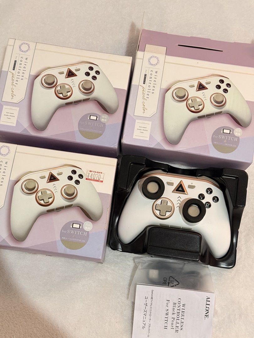 TAKEALL Wireless Controller for Nintendo Switch (Category: Nintendo) located in Manila. Submitted by yuriken_ (Listing ID 1459978699, Image 2). Description: Brandnew Take 2 pcs from Japan 🇯🇵 The item was stock Buy at your own risk .