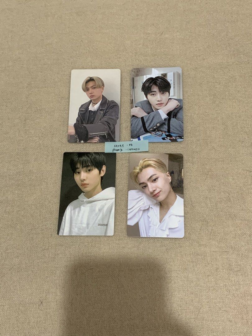 WTS ENHYPEN PC SET (Category: K-Wave Merchandise) located in Quezon City. Submitted by user.jk (Listing ID 1460027633, Image 1). Description: Enhypen Photocards ₱ 230 (SET) ╰› onhand ╰› x sensi ╰› mint condi (unless stated) ╰› payo / 50% nrdp ⊹ ࣪ ˖ dm to claim mop: gcash / maribank mod: JNT / meet up (sm north / morayta) rfs: need funds for bruno mars 😭.