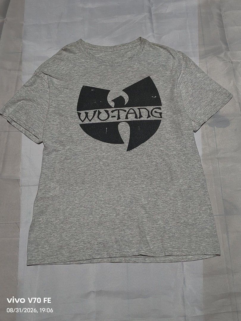 WUTANG SHIRT (Category: Tshirts & Polo Shirts ) located in Batangas. Submitted by streetheadph (Listing ID 1459942983, Image 1). Description: WUTANG TSHIRT SIZE ON TAG : DIMES: W: 21 / L : 29 CONDITION: VERY GOOD COLOR: GRAY COLORATE: 9 / 10 ISSUE: NO TAG PRICE: 300 + SHIPPING FEE NEED WASH THIS ITEM IS UKAY PLEASE MANAGE YOUR EXPECTATION ALWAYS READ THE DETAILS.