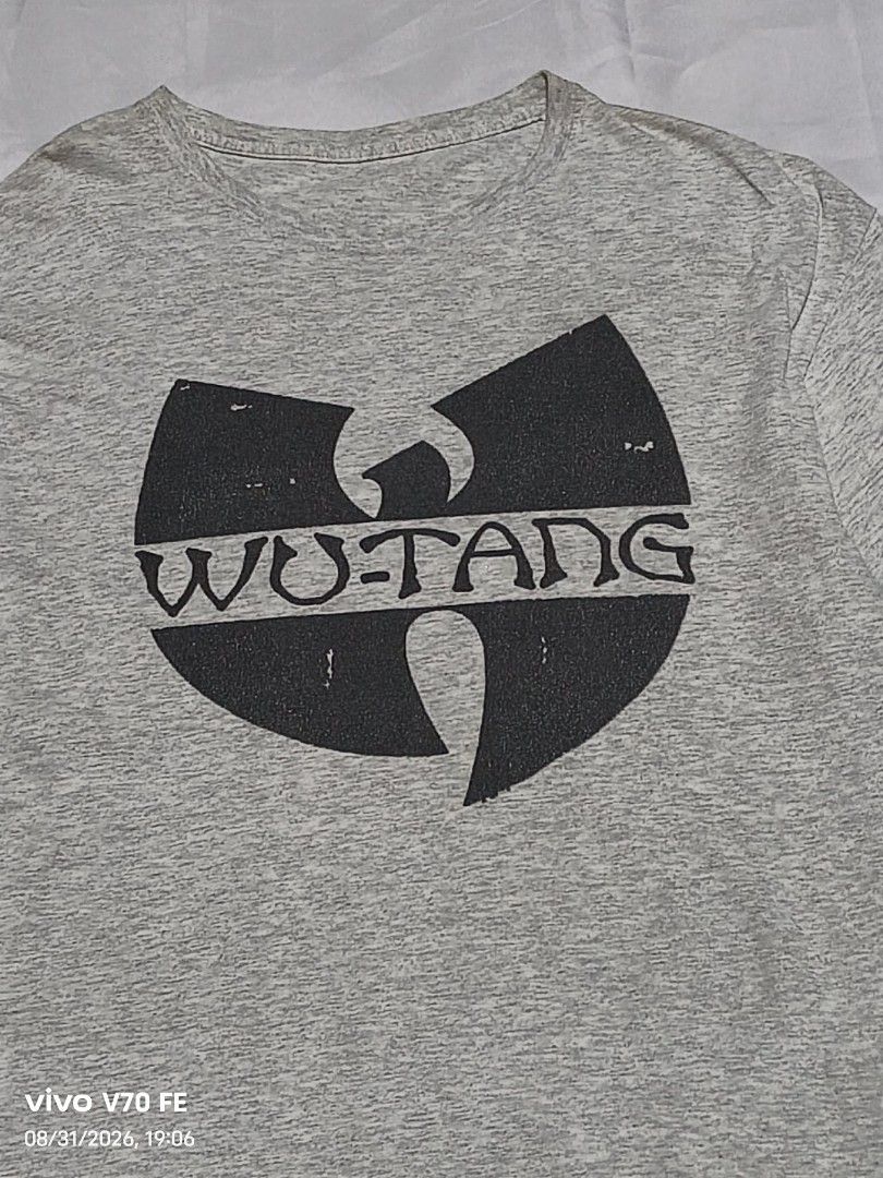 WUTANG SHIRT (Category: Tshirts & Polo Shirts ) located in Batangas. Submitted by streetheadph (Listing ID 1459942983, Image 2). Description: WUTANG TSHIRT SIZE ON TAG : DIMES: W: 21 / L : 29 CONDITION: VERY GOOD COLOR: GRAY COLORATE: 9 / 10 ISSUE: NO TAG PRICE: 300 + SHIPPING FEE NEED WASH THIS ITEM IS UKAY PLEASE MANAGE YOUR EXPECTATION ALWAYS READ THE DETAILS.