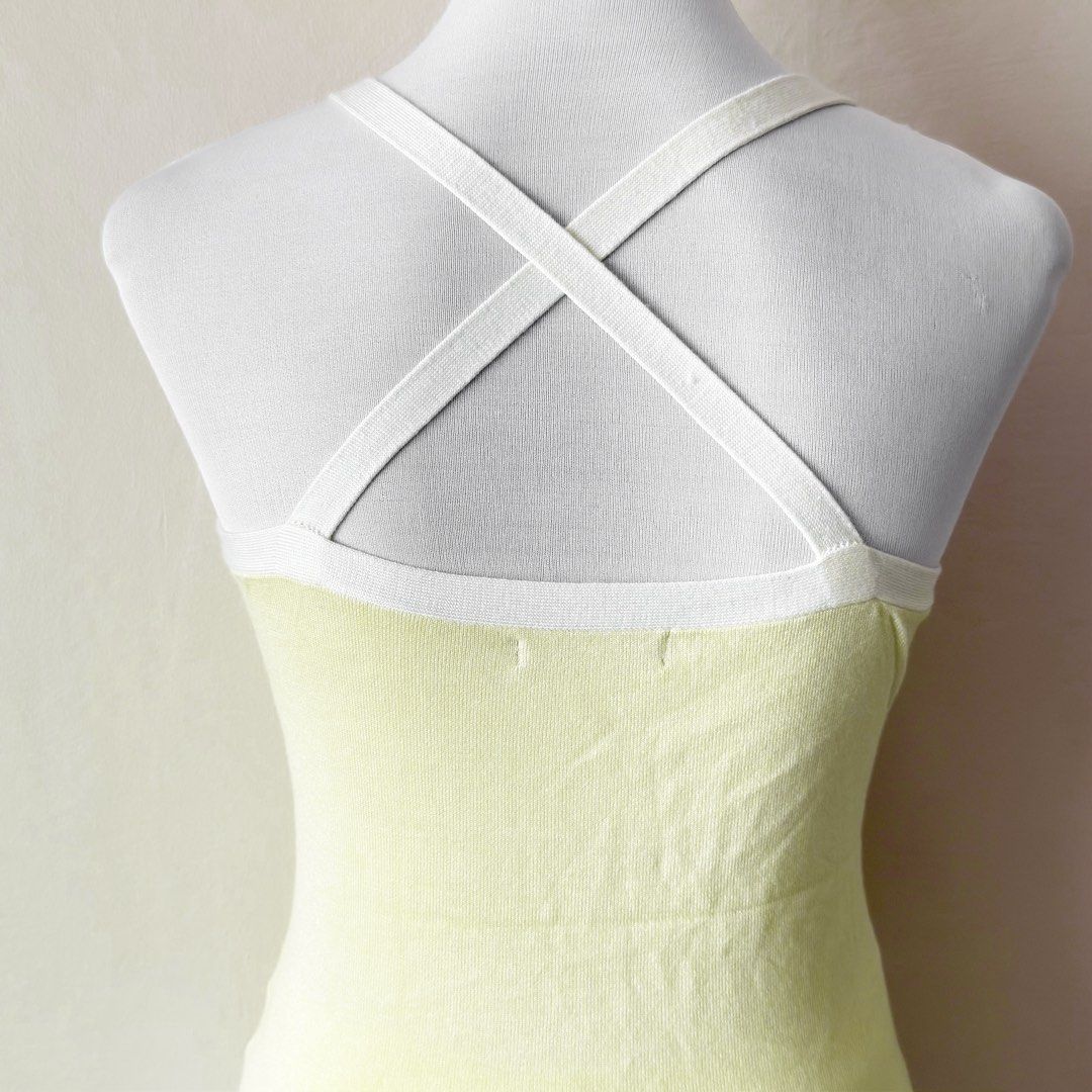 Yellow Crisscross Halter Top (Category: Others Tops) located in Antipolo. Submitted by rosywardrobe (Listing ID 1460068789, Image 3). Description: Yellow greenish color 🎀 MAKE READING A HABIT 🎀 • No order form, no reservation! • Strictly 1 day reservation • Payment first before order processing • No return, No exchange • Don’t make an offer if you’re not 100% sure • No shipping every weekends — PAYMENT CHANNELS — • GCash • Gotyme • Maya • BDO •