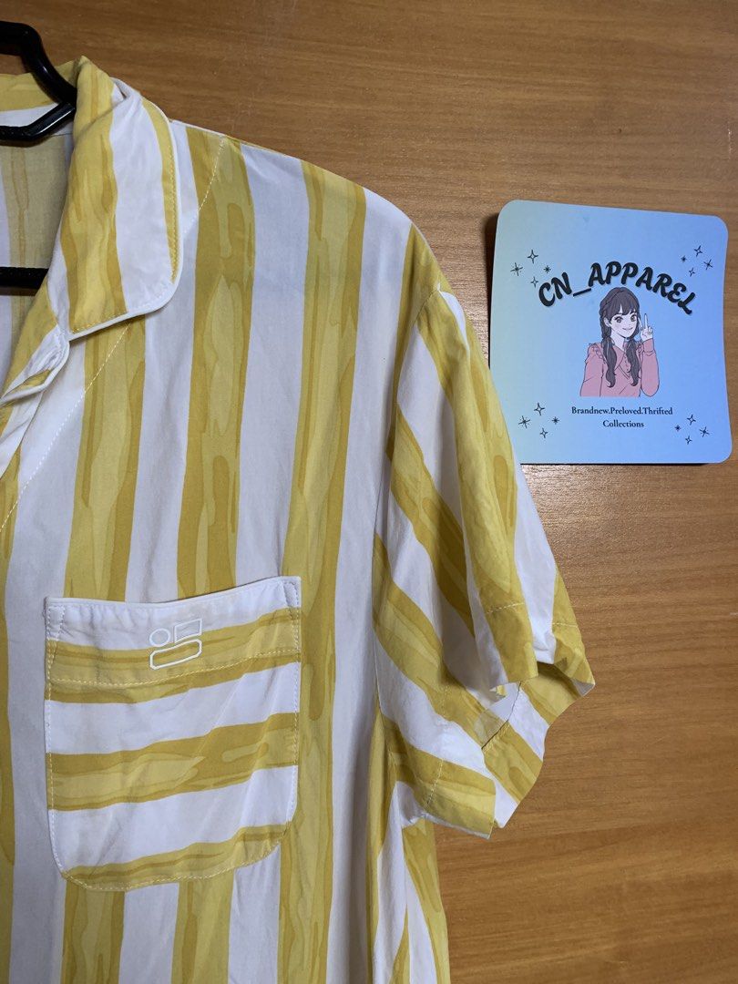 Yellow stripe polo dress (Category: Dresses) located in Malabon City. Submitted by Cn_apparel (Listing ID 1459973653, Image 2). Description: .
