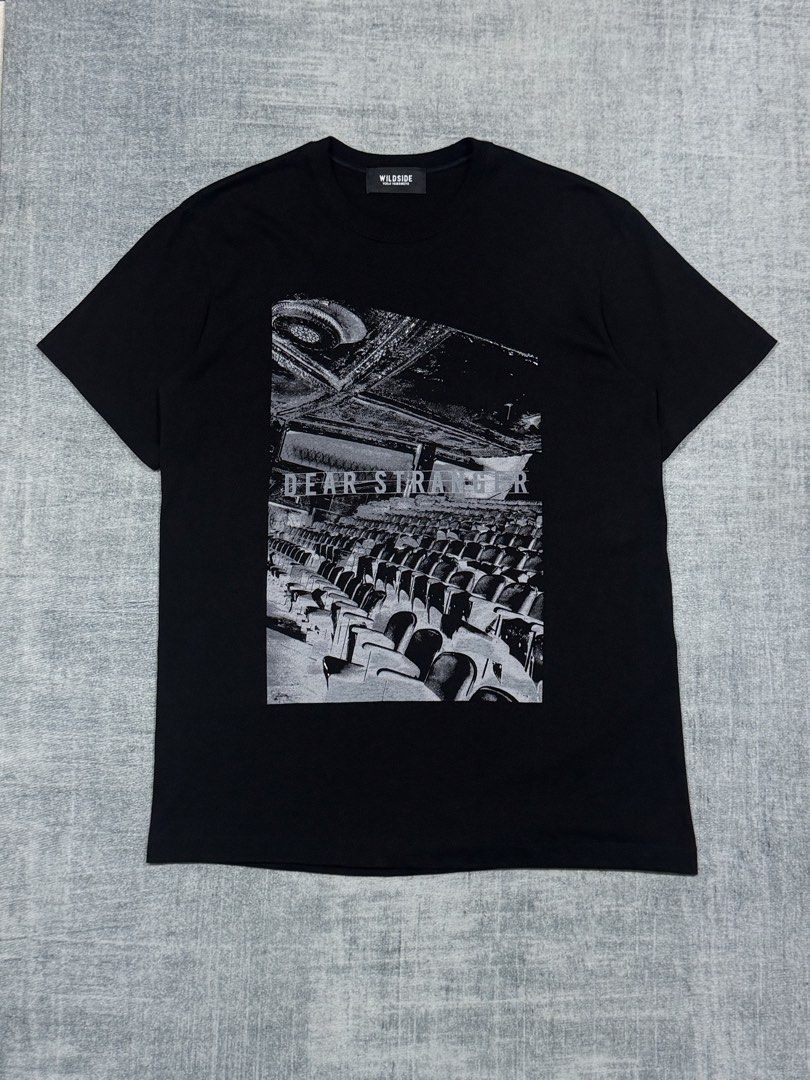 YOHJI YAMAMOTO - WILDSIDE - DEAR STRANGER (Category: Tshirts & Polo Shirts ) located in Manila. Submitted by members-only (Listing ID 1460039996, Image 1). Description: WILDSIDE YOHJI YAMAMOTO x DEAR STRANGER GRAPHIC SHIRT SIZE 3 MADE IN JAPAN VERY GOOD CONDITION MINIMAL SIGN OF USE NO ISSUE.