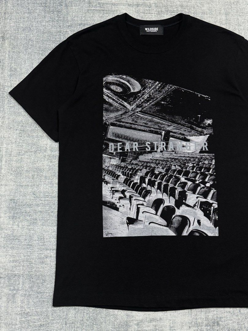 YOHJI YAMAMOTO - WILDSIDE - DEAR STRANGER (Category: Tshirts & Polo Shirts ) located in Manila. Submitted by members-only (Listing ID 1460039996, Image 3). Description: WILDSIDE YOHJI YAMAMOTO x DEAR STRANGER GRAPHIC SHIRT SIZE 3 MADE IN JAPAN VERY GOOD CONDITION MINIMAL SIGN OF USE NO ISSUE.