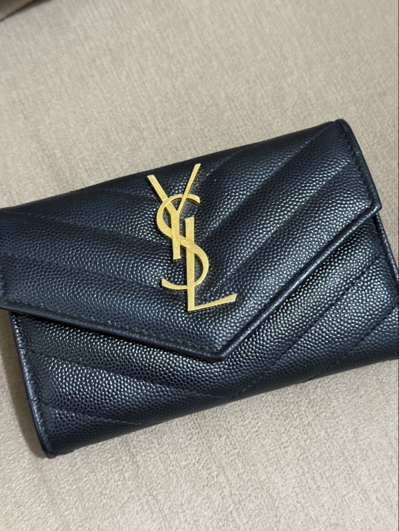 YSL Cassandre Matelassè Small Envelope Card Wallet (Category: Luxury Bags & Wallets) located in Valenzuela. Submitted by eande_manila (Listing ID 1459577841, Image 2). Description: Rank A to AB No crackings, rubs or peel offs Minimal signs of use Guaranteed authentic Comes complete with box, dustbag, cards and Legitgrails certificate RFS: Decluttering.